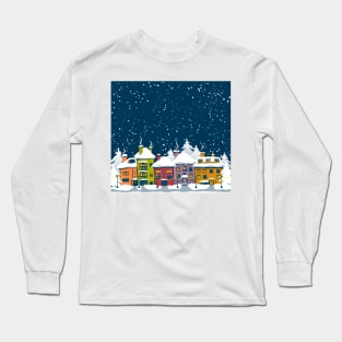 Winter town Long Sleeve T-Shirt